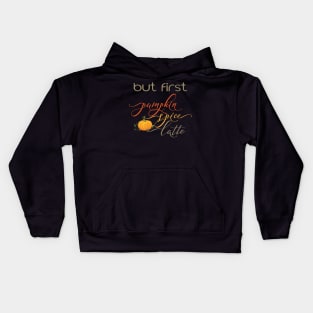 Pumpkin Spice Latte Kids Hoodie